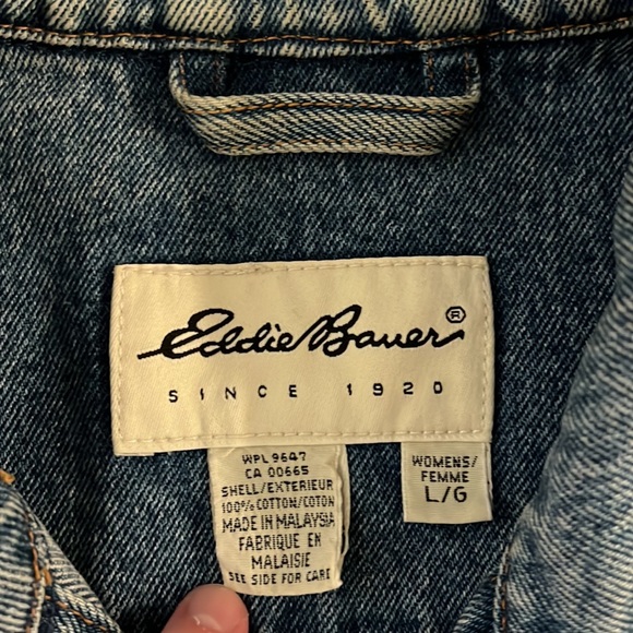 Vintage Eddie Bauer jean jacket - Picture 4 of 7